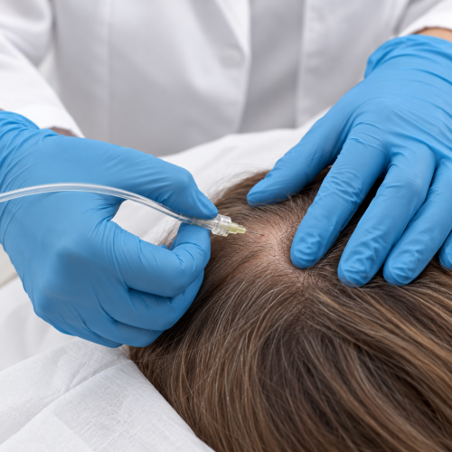 CARBOSSITERAPIA PER LA CURA DEI CAPELLI: Una seduta