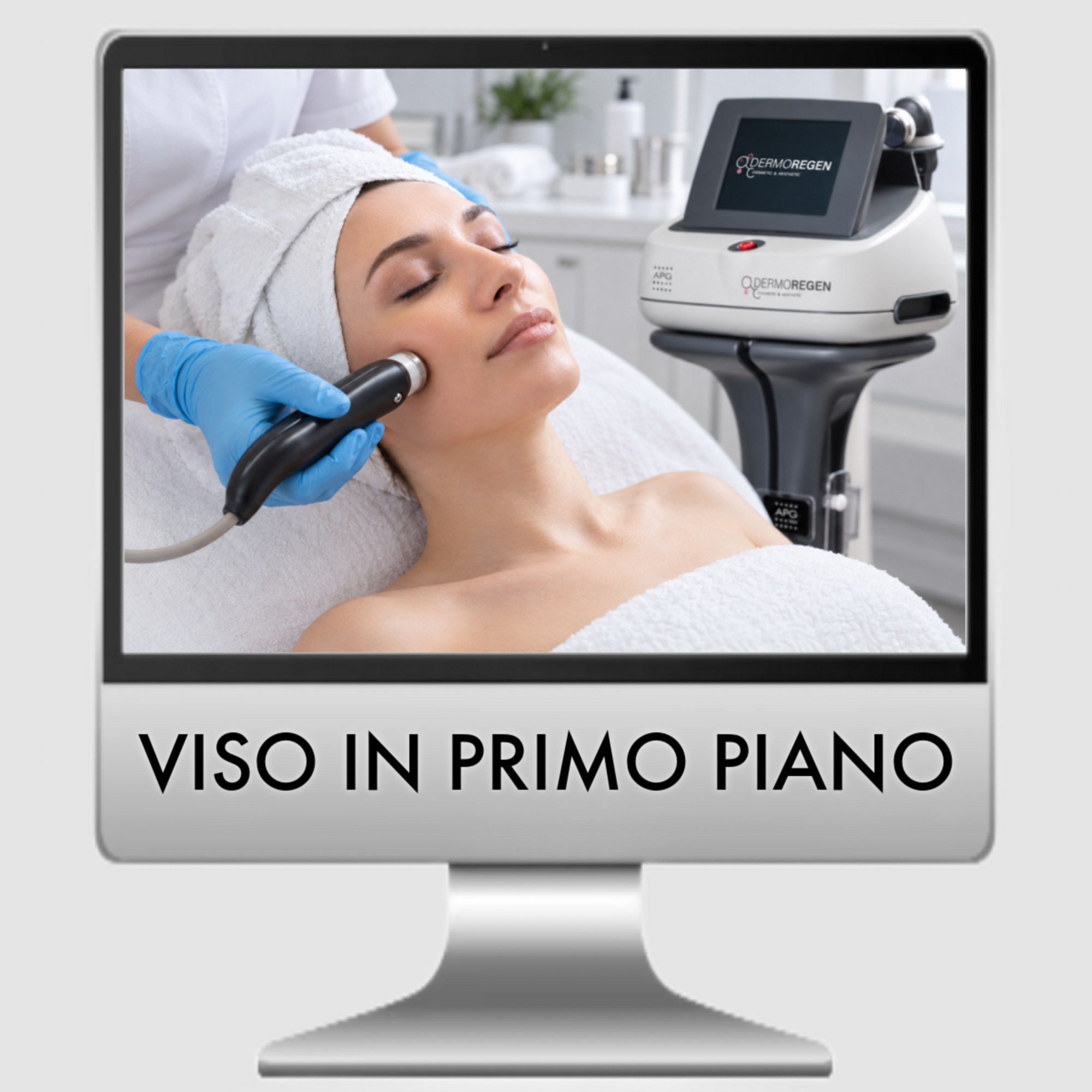 SKIN RESURFACING VISO CON TECNOLOGIA DERMOREGEN