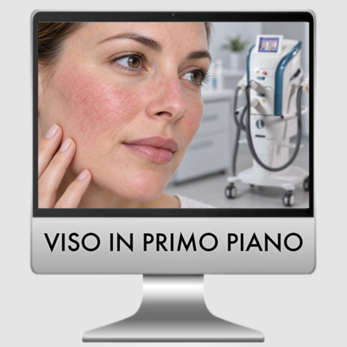 LASER TERAPIA : COUPEROSE ROSACEA E CAPILLARI VISO
