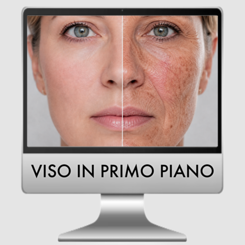 DUE FOTORINGIOVANIMENTO VISO CON LASER M22