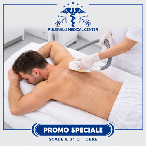 DUE EPILAZIONI LASER DIODO POTENZA SCHIENA UOMO